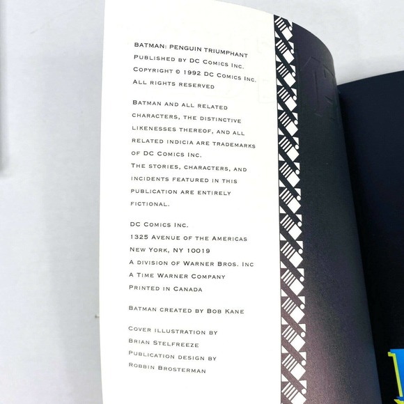 Batman Penguin Triumphant DC Comics Prestige Comic - Picture 5 of 8